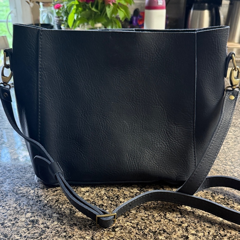 Portland Leather Midnight Butterfly Bag